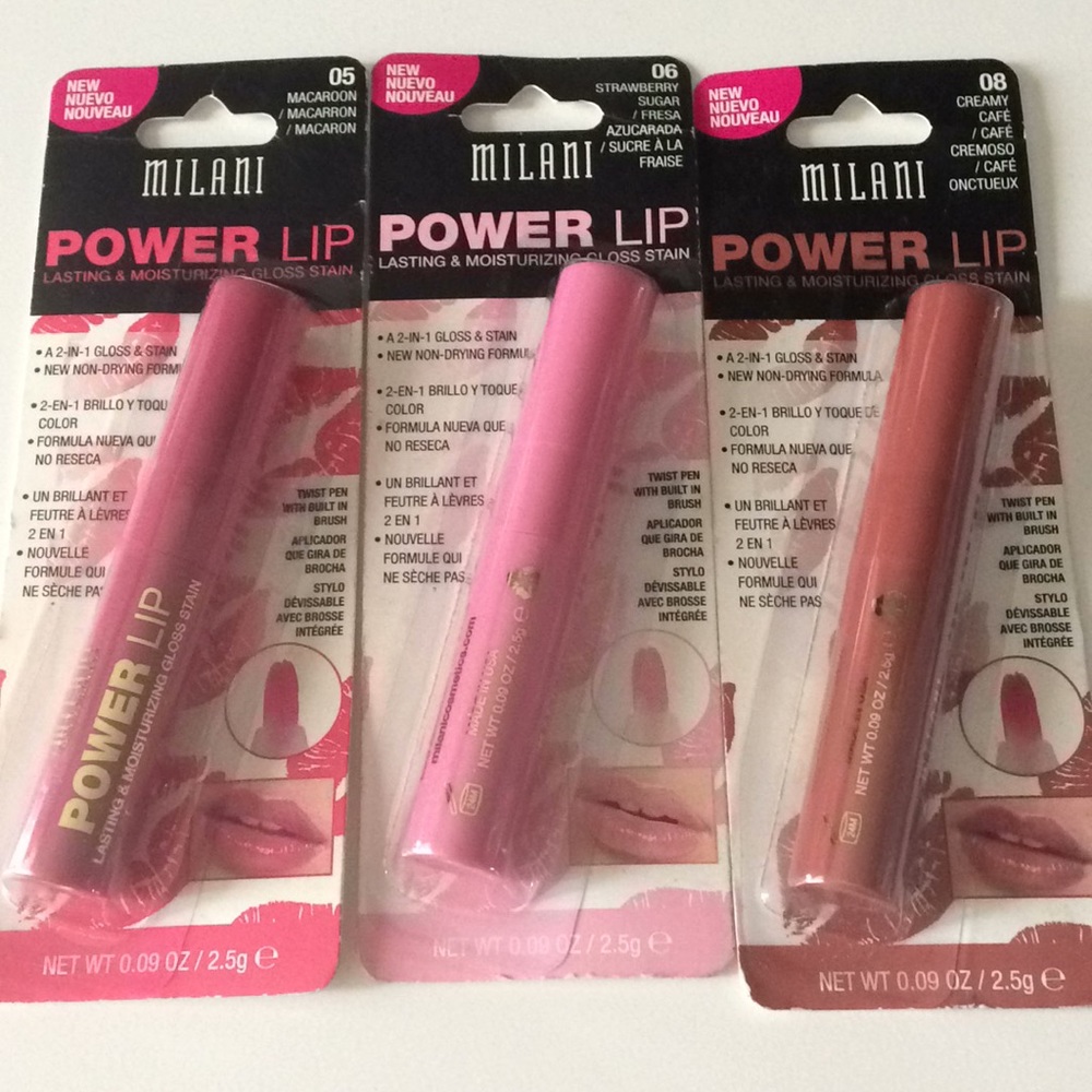 Power lip lasting & moisturizing gloss stain